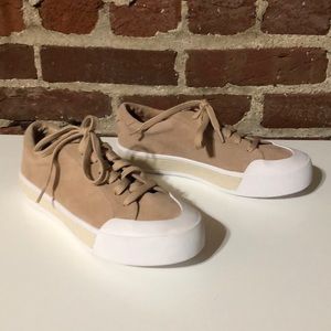 Caslon Blush Suede leather sneakers
